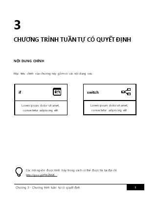 Bài giảng Nhập môn lập trình - Chương 3: Chương trình tuần tự có quyết định