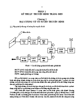 Giáo trình Kỹ thuật truyền hình - Chương 1: Đại cương về vô tuyến truyền hình