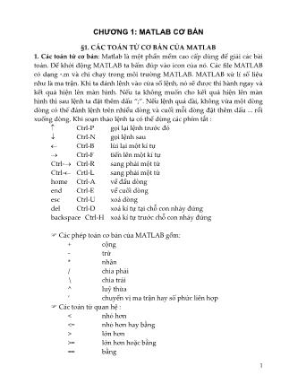Giáo trình Matlab cơ bản