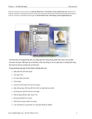 Giáo trình Photoshop CS - Chương 5: Cơ bản về Layer
