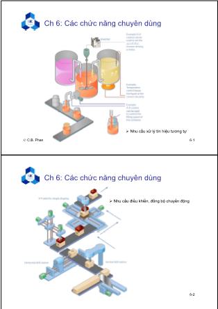 Bài giảng Bộ điều khiển lập trình - Chương 6: Các chức năng chuyên dùng