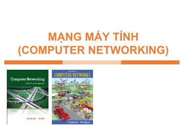 Bài giảng Mạng máy tính - Chapter 4: Network layer