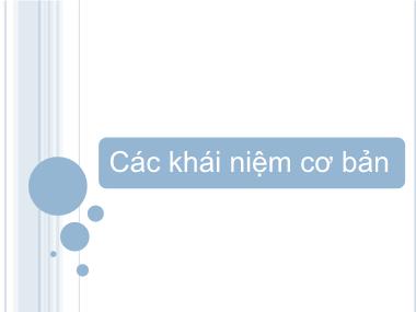 Bài giảng Mạng máy tính - Chương 1: Các khái niệm cơ bản