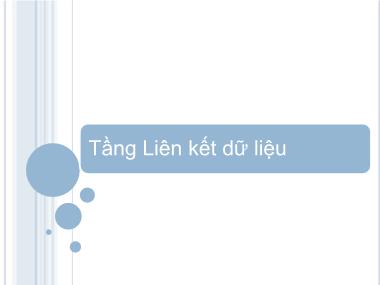 Bài giảng Mạng máy tính - Chương 8: Tầng liên kết dữ liệu (Phần 2)