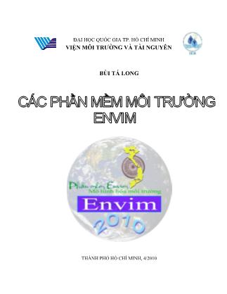 Giáo trình Các phần mềm môi trường ENVIM