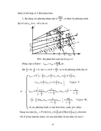 Giáo trình Các phương pháp tính truyền nhiệt (Phần 2) - Nguyễn Bốn