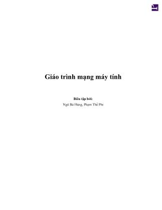 Giáo trình Mạng máy tính - Ngô Bá Hùng
