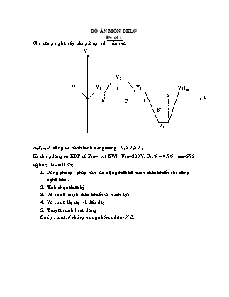 10 Đồ án môn Điều khiển logic