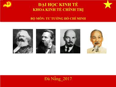 Bài giảng Tư tưởng Hồ Chí Minh - Chương 5: Tư tưởng Hồ Chí Minh về đại đoàn kết dân tộc, kết hợp sức mạnh dân tộc và sức mạnh thời đại - Lê Thị Ngọc Hoa