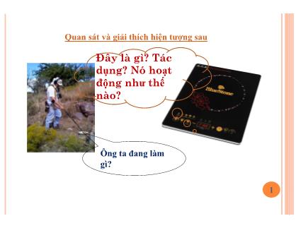 Bài giảng Vật lý đại cương 1 - Chương 8: Cảm ứng điện từ - Phùng Việt Hải