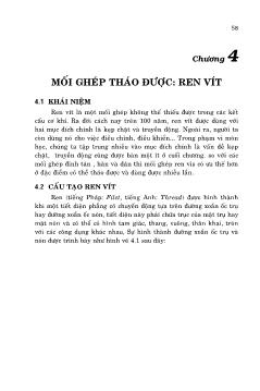Bài giảng Vẽ cơ khí - Chương 4: Mối ghép tháo được - Ren vít