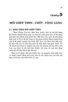 Bài giảng Vẽ cơ khí - Chương 5: Mối ghép then - chốt - vòng găng