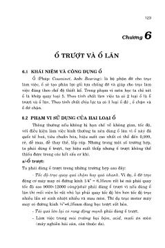 Bài giảng Vẽ cơ khí - Chương 6: Ổ trượt và ổ lăn