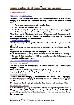 Giáo trình An toàn lao động