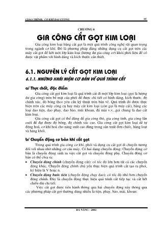 Giáo trình Cơ khí đại cương - Quyển 2 (Phần 2)