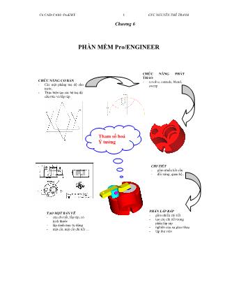 Giáo trình Công nghệ CAD/CAM - Chương 6: Phần mềm ProENGINEER - Nguyễn Thế Tranh