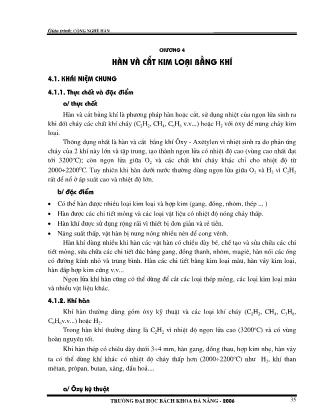 Giáo trình Công nghệ hàn - Phần 2