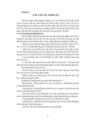 Giáo trình Đồ gá gia công cơ khí - Chương 5: Các cơ cấu sinh lực