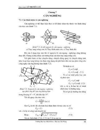 Giáo trình Lý thuyết cán - Chương 7: Cán nghiêng
