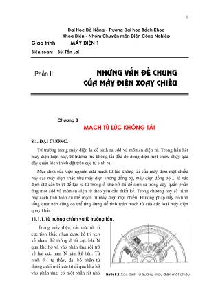 Giáo trình Máy điện 1 - Chương 8: Mạch từ lúc không tải