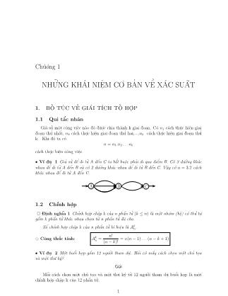 Giáo trình môn Xác suất thống kê (Bản đẹp)