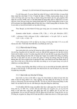Giáo trình Ô tô và ô nhiễm môi trường - Chương 5: Cơ chế hình thành bồ hóng trong quá trình cháy của động cơ Diesel (Tiếp)