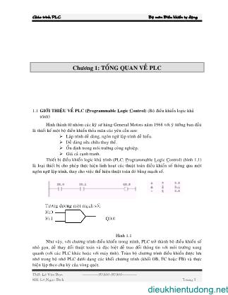 Giáo trình PLC - Lê Văn Bạn