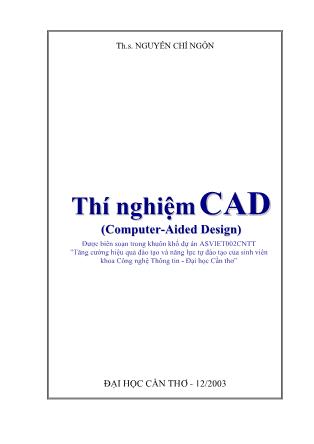 Giáo trình Thí nghiệm CAD