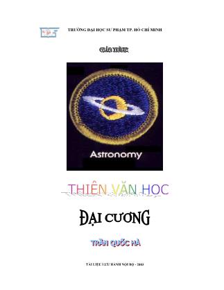 Giáo trình Thiên văn học