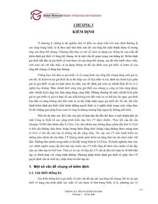 Giáo trình Thống kê trong kinh doanh (Phần 2)
