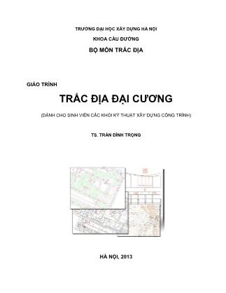 Giáo trình Trắc địa đại cương