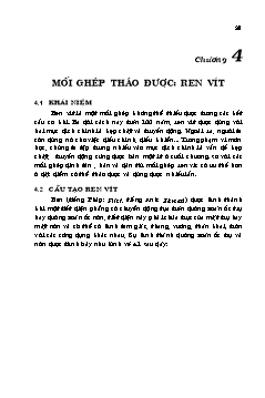 Giáo trình Vẽ cơ khí kỹ thuật - Chương 4: Mối ghép tháo được - Ren vít