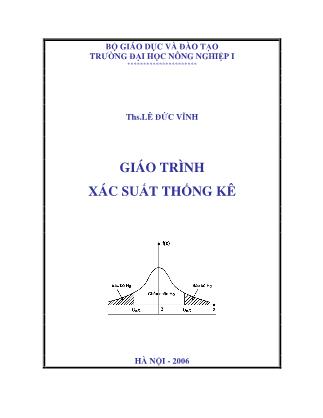 Giáo trình Xác suất thống kê - Lê Ðức Vĩnh