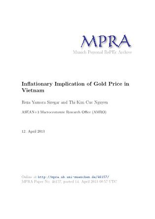 Inflationary Implication of Gold Price in Vietnam