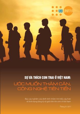 Tài liệu Sự ưa thích con trai ở Việt Nam: Ứớc muốn thâm căn, công nghệ tiên tiến