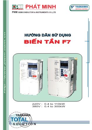 Tài liệu Hướng dẫn sử dụng biến tần F7