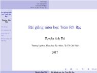 Bài giảng Toán rời rạc - Chương 3: Phép đếm