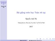 Bài giảng Toán rời rạc - Chương 5: Số nguyên