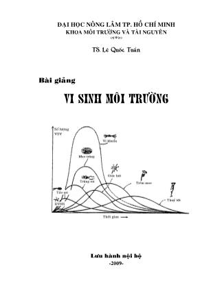 Bài giảng Vi sinh môi trường (Phần 1)