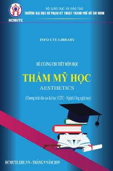 Đề cương chi tiết môn Thẩm mỹ học
