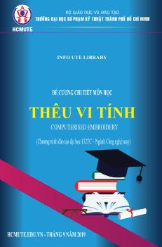 Đề cương chi tiết môn Thêu vi tính