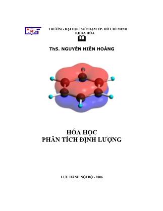 Giáo trình Hóa học phân tích định lượng (Phần 1)