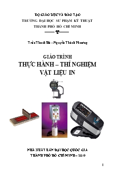 Giáo trình Thực hành – Thí nghiệm vật liệu in