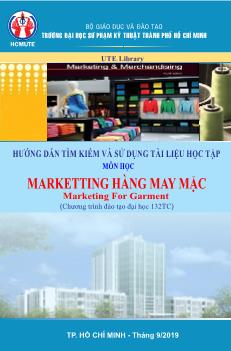 Tài liệu môn Marketting hàng may mặc
