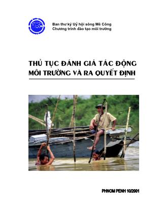 Tài liệu Thủ tục đánh giá tác động môi trường và ra quyết định
